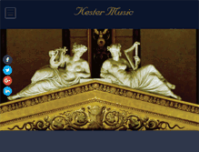 Tablet Screenshot of kestermusic.com